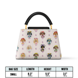 DachyCharm Blooming Wieners Leather Satchel Bag