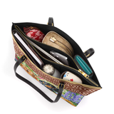 DachyCharm Bloom Buddies Leather Tote Bag