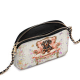 DachyCharm Royal Bloom Leather Crossbody Bag