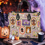 DachyCharm Spooky Pup Parade Leather Bag