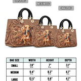 DachyCharm CARVED GRACE Lady Leather Bag