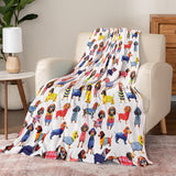 Dachycharm Dachshund Amazing Stylish Fleece Blanket