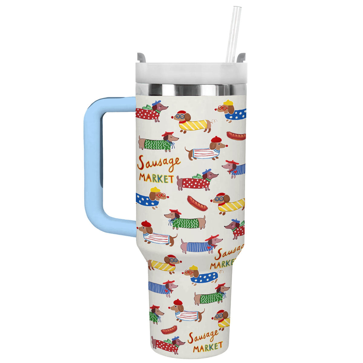 DachyCharm Sassy Sausage Stroll Tumbler
