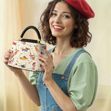 DachyCharm Doxie Whimsy Leather Satchel Bag