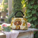DachyCharm Sunshine Doxie Leather Satchel Bag