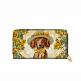DachyCharm Sunshine Doxie Leather Wallet