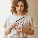 DachyCharm Blooming Wieners Leather Wallet