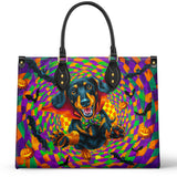 DachyCharm Vampire Pup Leather Bag