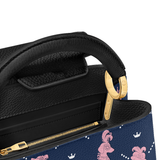 DachyCharm Royal Pawty Leather Satchel Bag