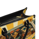 DachyCharm - Leather Bag Sunflower Woofs