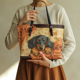 DachyCharm Floppy Soul Leather Tote Bag