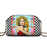 DachyCharm  Wiener Chic Leather Crossbody Bag