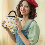 DachyCharm PUPPY DELIGHT Leather Satchel