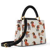 DachyCharm CUTENESS OVERLOAD Leather Satchel Bag