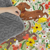 DachyCharm Spring Pup Joy Quilt 3-Piece Set