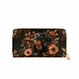 DachyCharm Midnight Petal Leather Wallet Sample