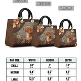 DachyCharm Mocha Bloom Lady Leather Bag