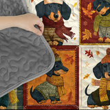 DachyCharm Snuggle Season Doxies Quilt 3-Piece Set