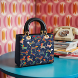 DachyCharm Doxie Fiesta Lady Leather Bag