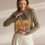 DachyCharm Patchwork Nap Lady Leather Bag