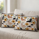 DachyCharm Golden Blossoms Quilt 3-Piece Set