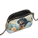 DachyCharm Blue Nest Leather Crossbody Bag