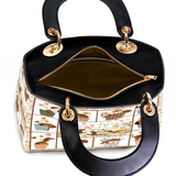 DachyCharm Paws Garden Lady Leather Bag