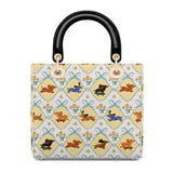 DachyCharm Puppy Delight Lady Leather Bag