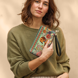DachyCharm Wildflower Weenie Leather Wallet