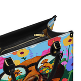 DachyCharm Doxie Dreamscape Leather Bag