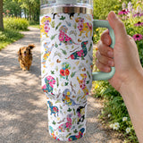 DachyCharm Floral Parade Tumbler