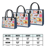 DachyCharm Berry Doxie Quilt Leather Bag