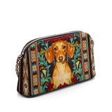 DachyCharm Doxie Spirit Leather Crossbody Bag