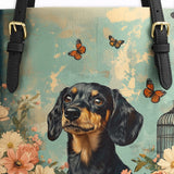 DachyCharm Garden Muse Leather Tote Bag
