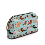 DachyCharm Doxie Garden Leather Crossbody Bag