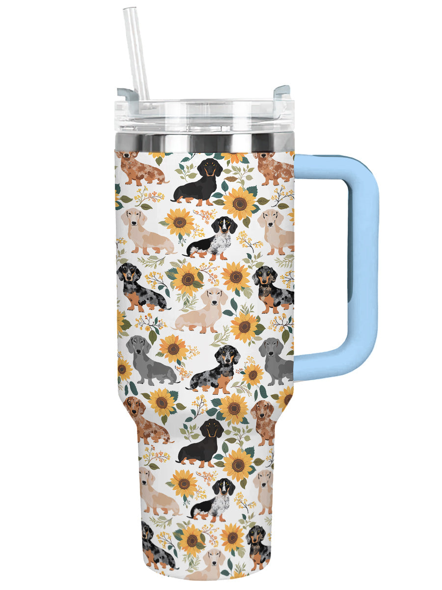 DachyCharm Sunflower Sausage Tumbler