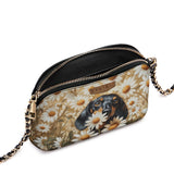 DachyCharm DAISY BLOOM PERSONALIZED Leather Crossbody Bag