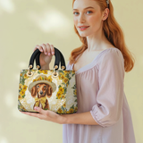 DachyCharm Sunshine Doxie Lady Leather Bag