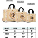 DachyCharm GOLDEN BLOOM Lady Leather Bag