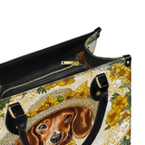 DachyCharm Sunshine Doxie Leather Bag