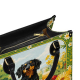 DachyCharm Sunny Picnic Pup Leather Bag