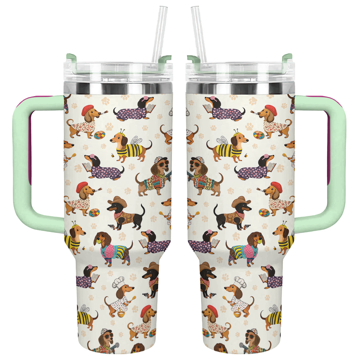 DachyCharm Dachshund Troupe Tumbler