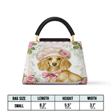 DachyCharm Rosalia Pup Leather Satchel Bag