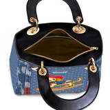 DachyCharm Rodeo Pup Personalized Lady Leather Bag