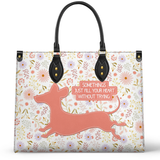 DachyCharm Heartful Meadow Leather Bag