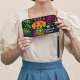 DachyCharm Tropical Doxie Leather Wallet
