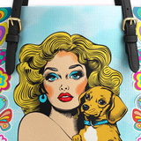 DachyCharm Wiener Chic Leather Tote Bag