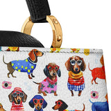DachyCharm DOXIE HOLIDAY Leather Satchel Bag