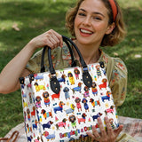DachyCharm Doxie Holiday Leather Bag