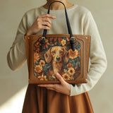 DachyCharm Autumn Gaze Leather Tote Bag Sample